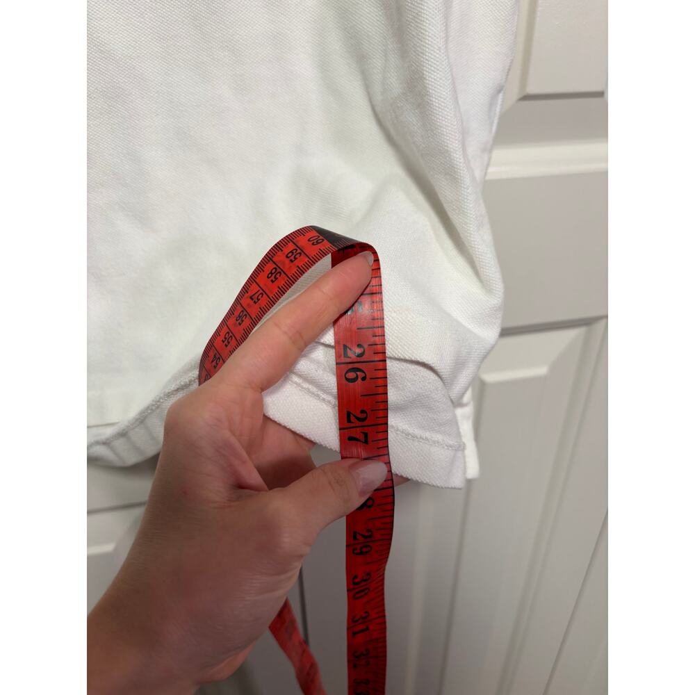 Polo by Ralph Lauren White Polo Shirt L Custom Fit - Picture 5 of 7
